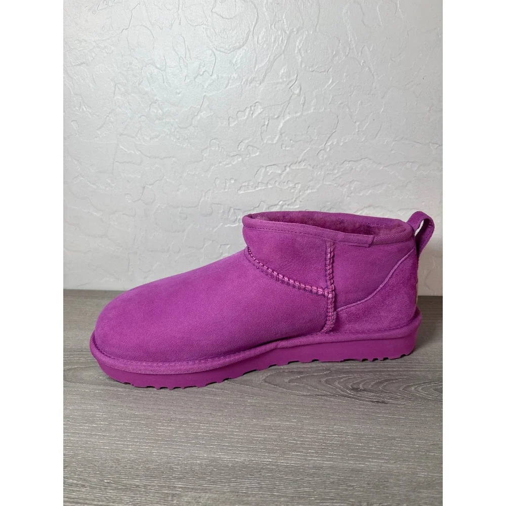 UGG Classic Ultra‎ Mini Boots Mangosteen Women Size 9 Pink